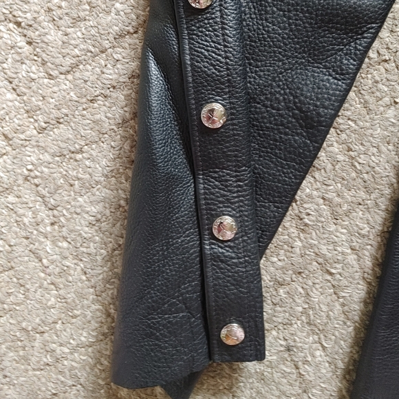 Xpert leather motorcycle chaps size medium NWT - Picture 2 of 11